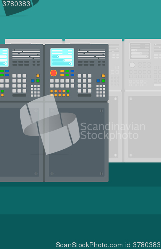 Image of Background of industrial control system.