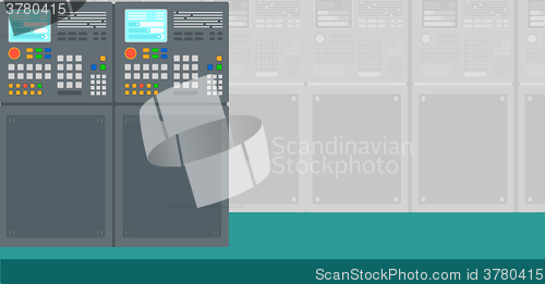 Image of Background of industrial control system.