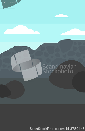 Image of Background of heaps of coal.