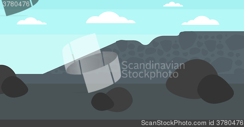 Image of Background of heaps of coal.