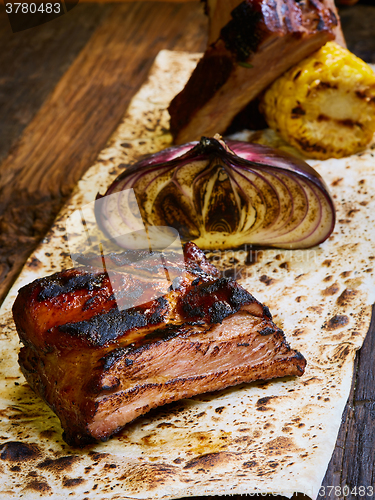 Image of Grilled pork ribs