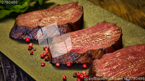 Image of Grilled Steak Slices