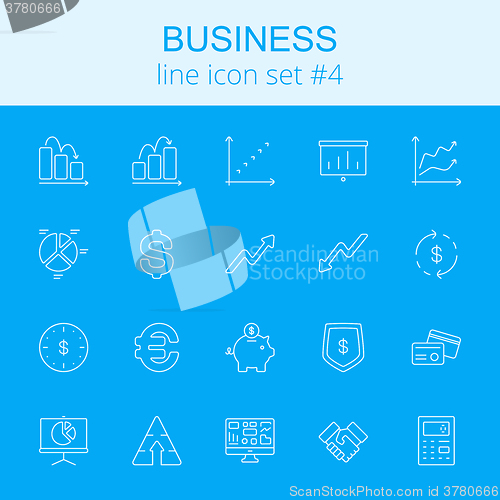 Image of Business icon set.