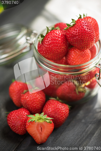 Image of Fresh ripe strawberry