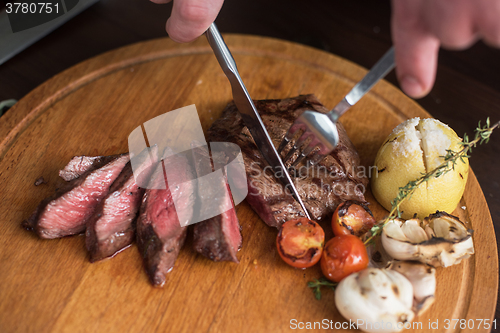 Image of grilled beef steak