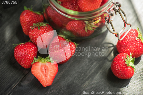 Image of Fresh ripe strawberry
