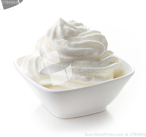 Image of bowl of whipped cream