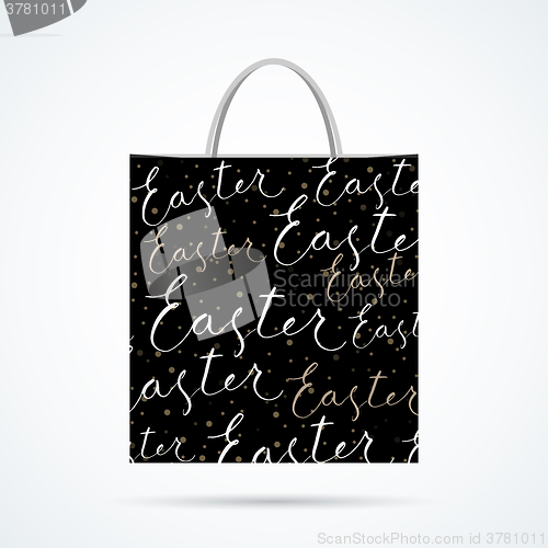 Image of Easter paper bag with shadow