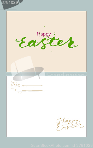 Image of Easter greetings card