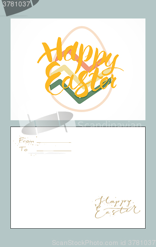 Image of Easter greetings card