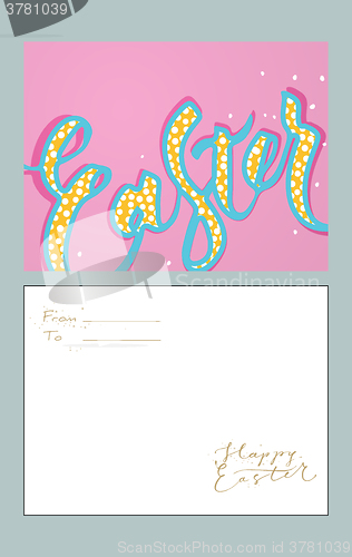 Image of Easter greetings card