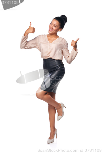 Image of Confident successful business woman