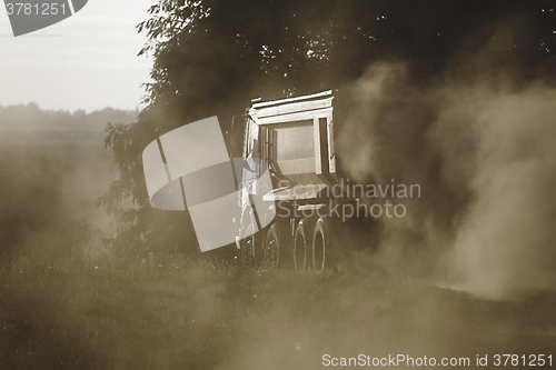 Image of Road construction truck