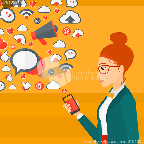 Image of Social media applications.