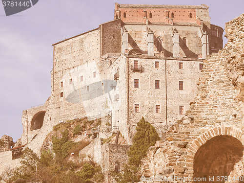 Image of Sacra di San Michele abbey vintage