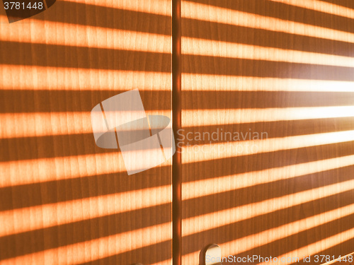 Image of  Sunlight through shutter vintage