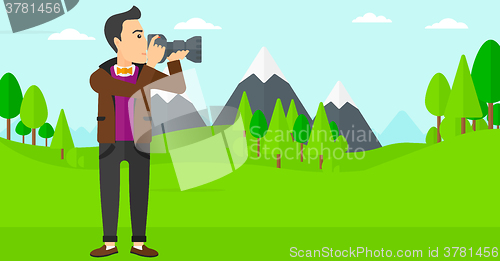 Image of Photographer taking photo.