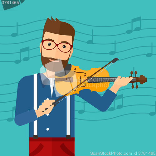 Image of Man playing violin.