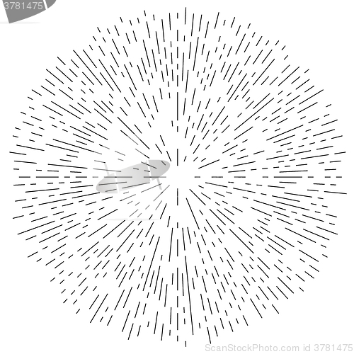 Image of Explode Flash, Cartoon Explosion Effect. 