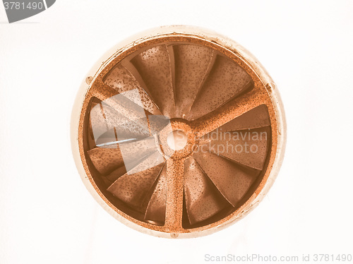 Image of  Rusty old fan vintage