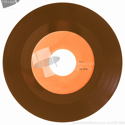 Image of  Vinyl record isolated vintage