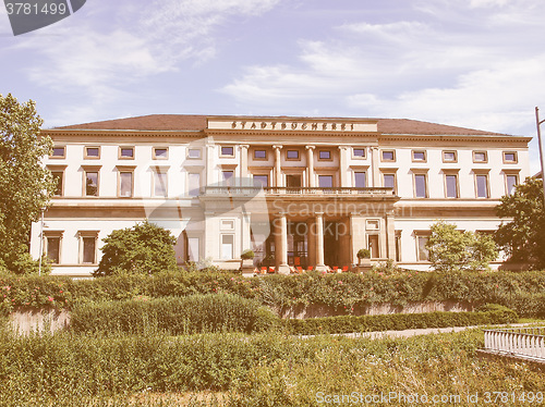 Image of Stadtbuecherei (City library), Stuttgart vintage