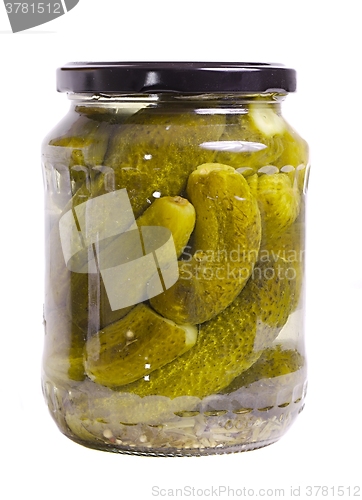 Image of Pickles in a bottle