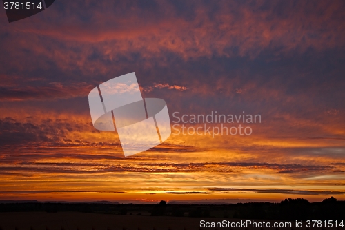 Image of Clouds at sunset