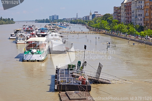 Image of Flooded street view