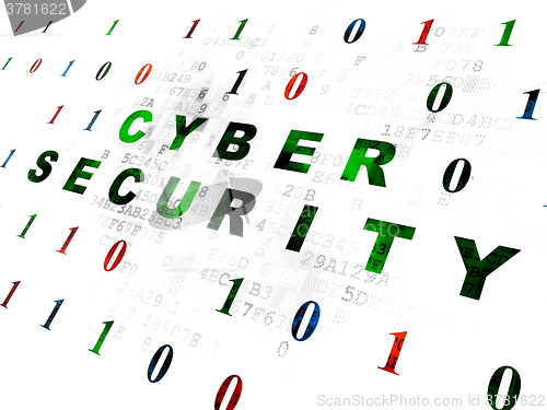 Image of Protection concept: Cyber Security on Digital background
