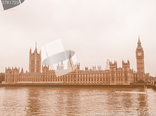 Image of Houses of Parliament vintage