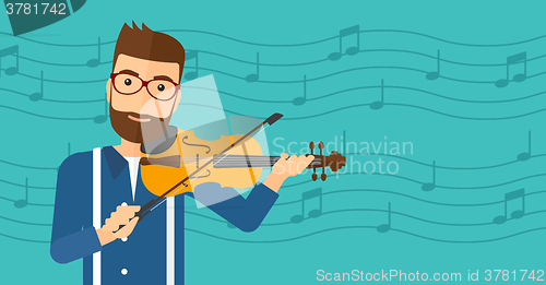 Image of Man playing violin.