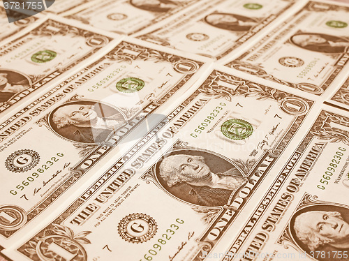 Image of  Dollar notes 1 Dollar vintage