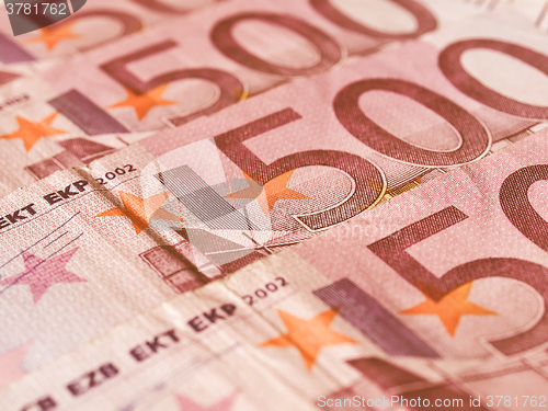 Image of  Euro note vintage