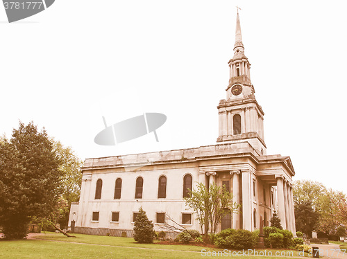 Image of All Saints Church, London vintage