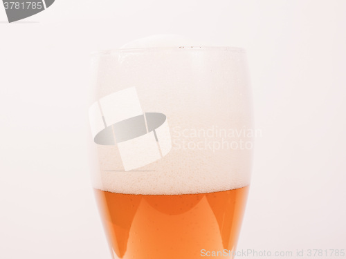 Image of Retro looking Weizen beer