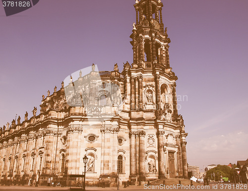 Image of Dresden Hofkirche vintage