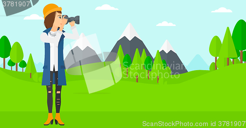 Image of Photographer taking photo.