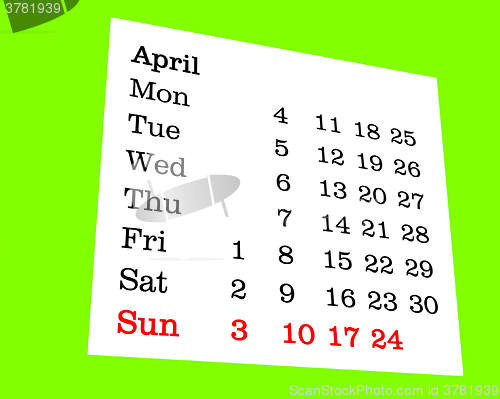 Image of Calendar illustration