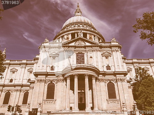 Image of St Paul Cathedral London vintage