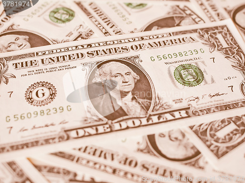 Image of  Dollar notes 1 Dollar vintage