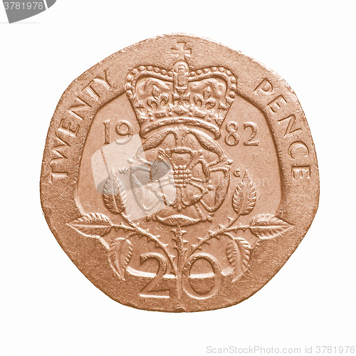 Image of  Twenty pence coin vintage