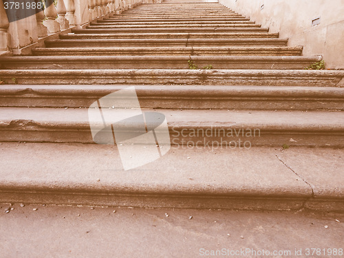 Image of  Stairway steps vintage