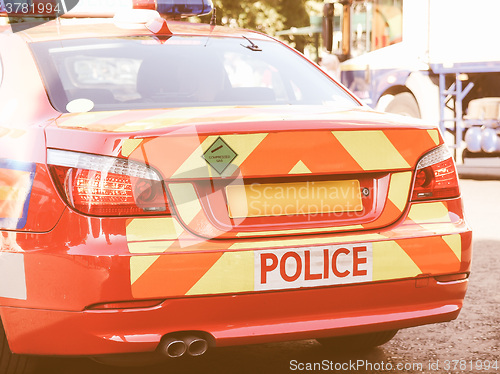 Image of  Police car vintage