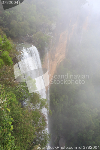 Image of Mist and clouds at Fitzroy Falls