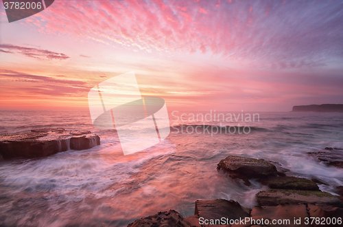 Image of Sunrise from North Avoca Beach Australia