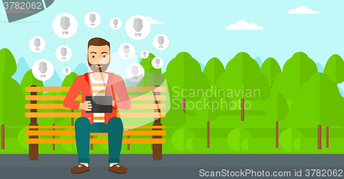 Image of Social media network.