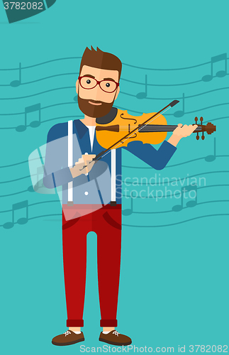 Image of Man playing violin.