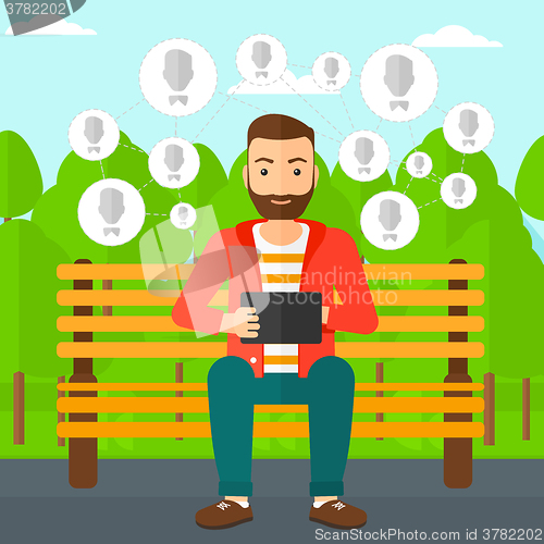 Image of Social media network.