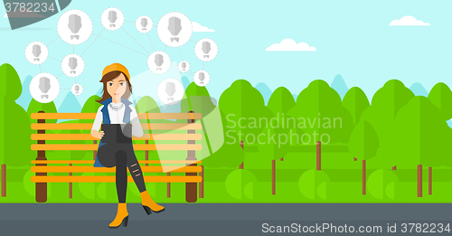 Image of Social media network.